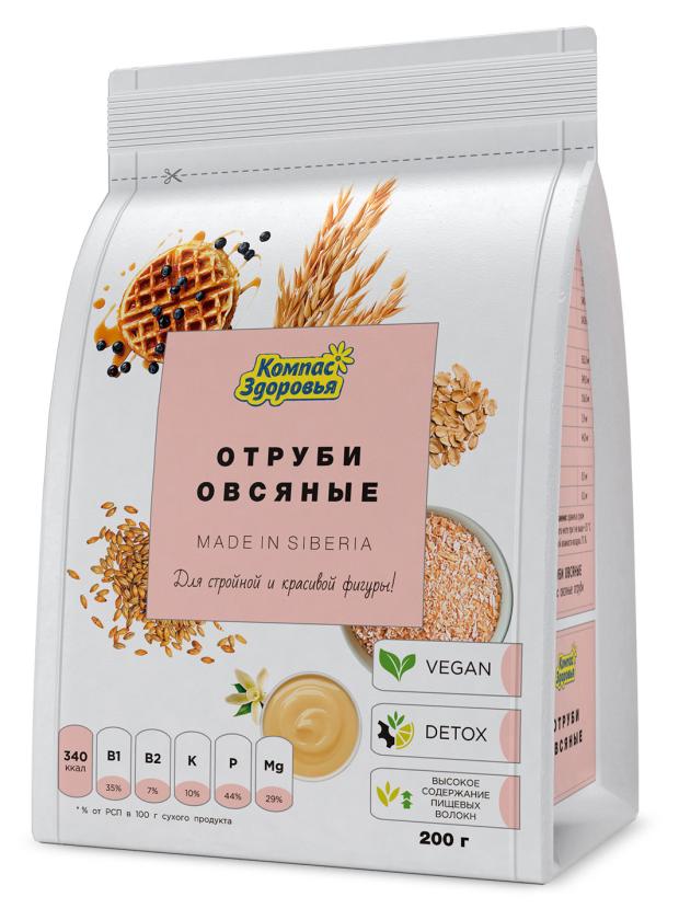 

Отруби овсяные Компас Здоровья, 200 г