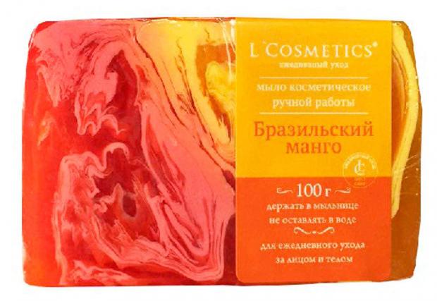 

Мыло косметическое L'Cosmetics Бразильский манго ручная работа, 100 г