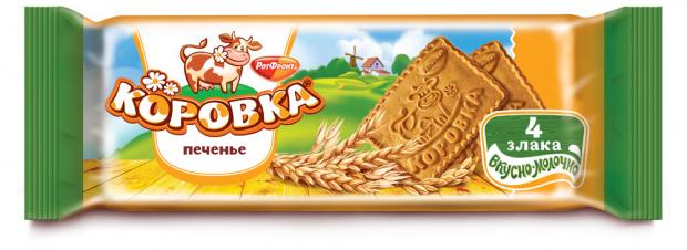 

Печенье «Коровка» 4 злака, 85 г