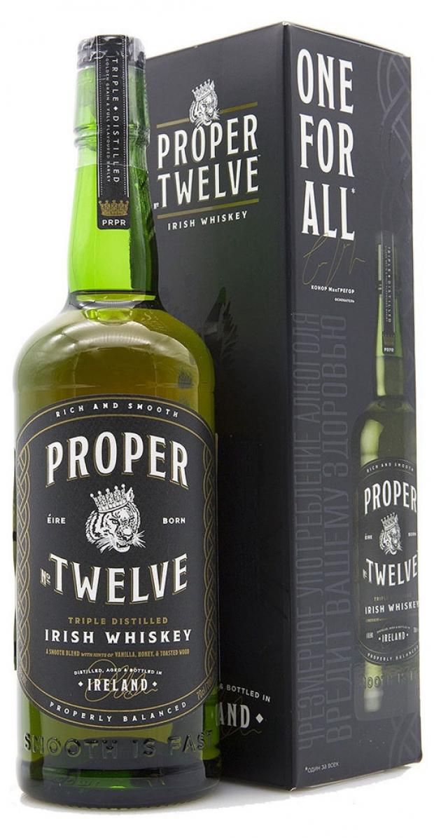 

Виски Proper Twelve в подарочной упаковке Ирландия, 0,7 л