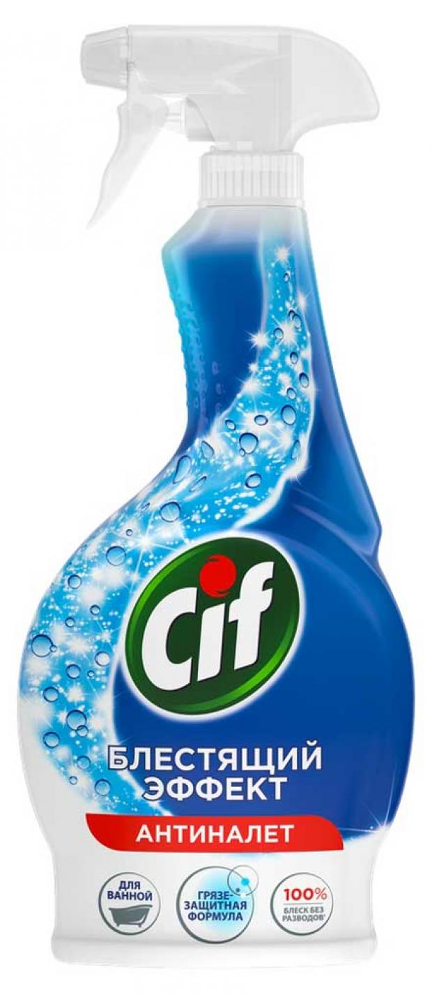 

Чистящий спрей Cif Power&Shine легкость чистоты Антиналет для ванной, 500 мл