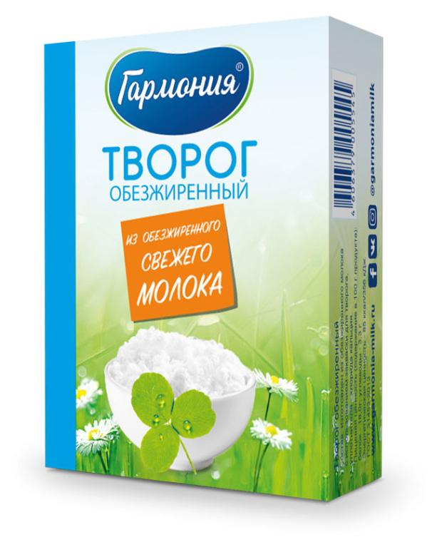 Творог Гармония обезжиренный, 180 г
