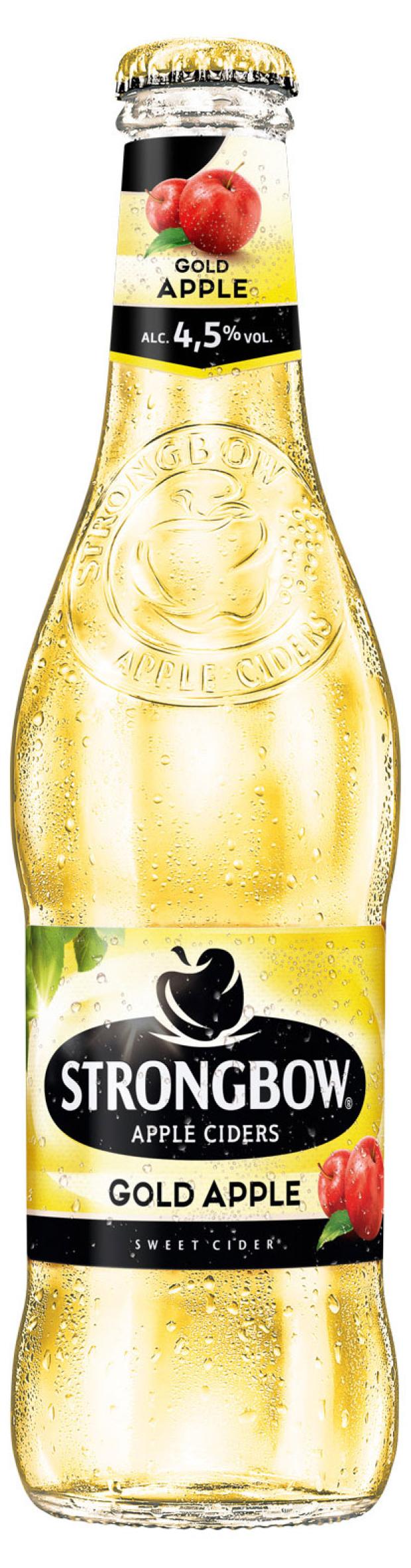 

Сидр Strongbow Gold Apple сладкий 4,5%, 400 мл