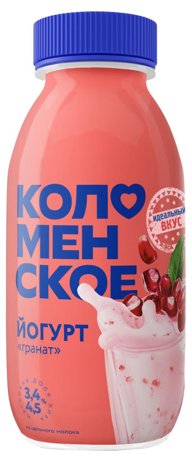 

Йогурт питьевой Коломенское гранат, 260 г
