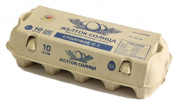 Яйца куриные Желток солнца Утренее С1, 10 шт