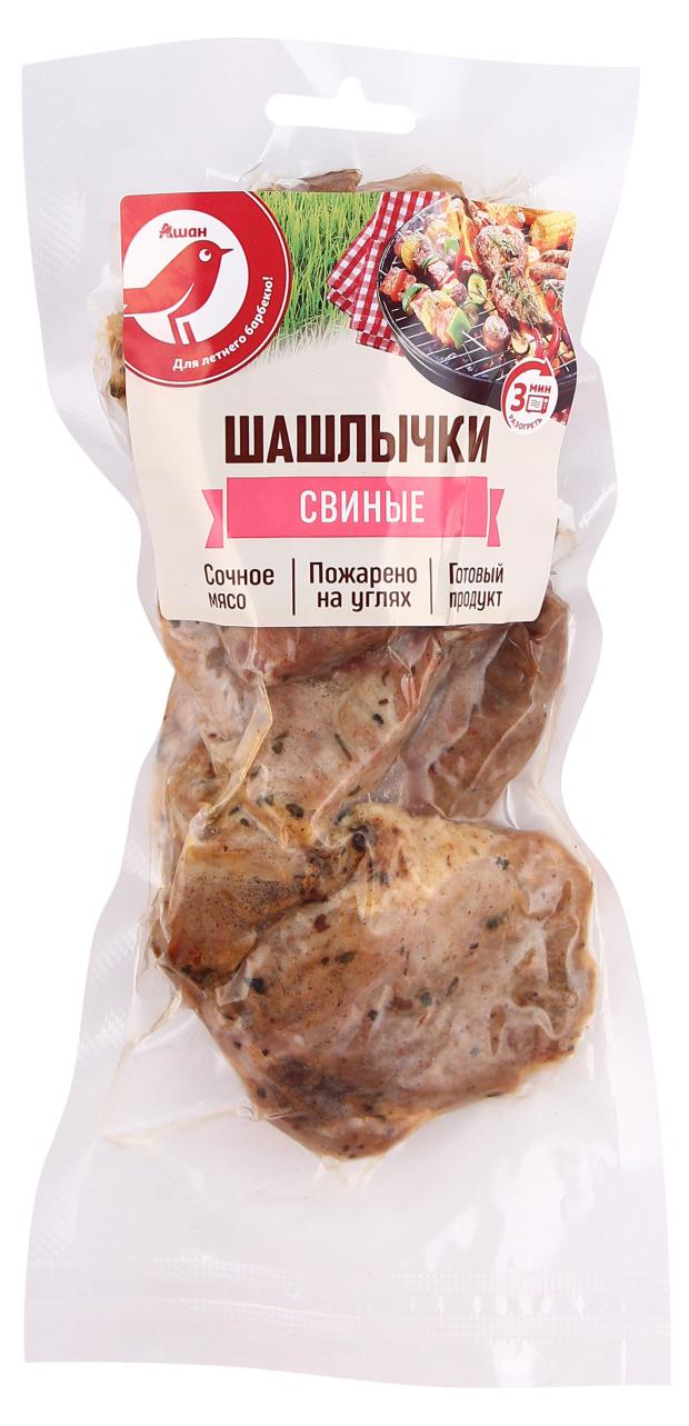 

Шашлычки АШАН Красная птица свиные гриль, 180 г