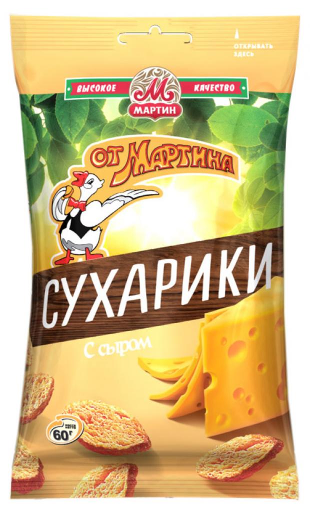 

Сухарики кукурузно-ржаные «От Мартина» со вкусом сыра, 60 г