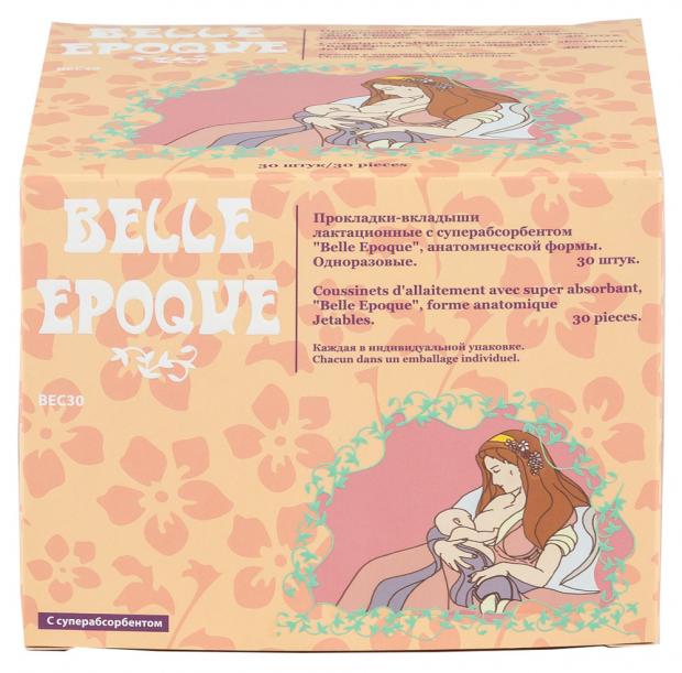 

Прокладки-вкладыши Belle Epoque лактационные с суперабсорбентом, 30 шт
