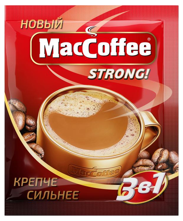 

Кофейный напиток MacCoffee Strong 3в1 растворимый, 16 г