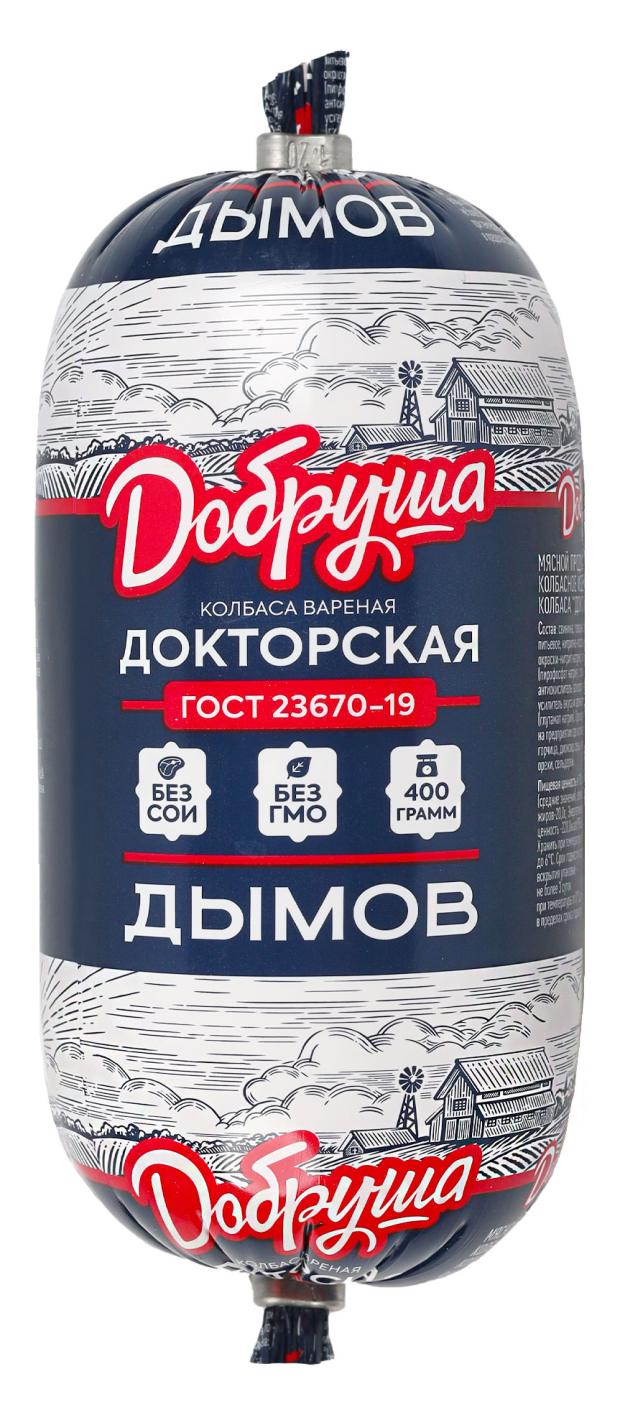 

Колбаса ДЫМОВ вареная Добруша докторская, 400 г