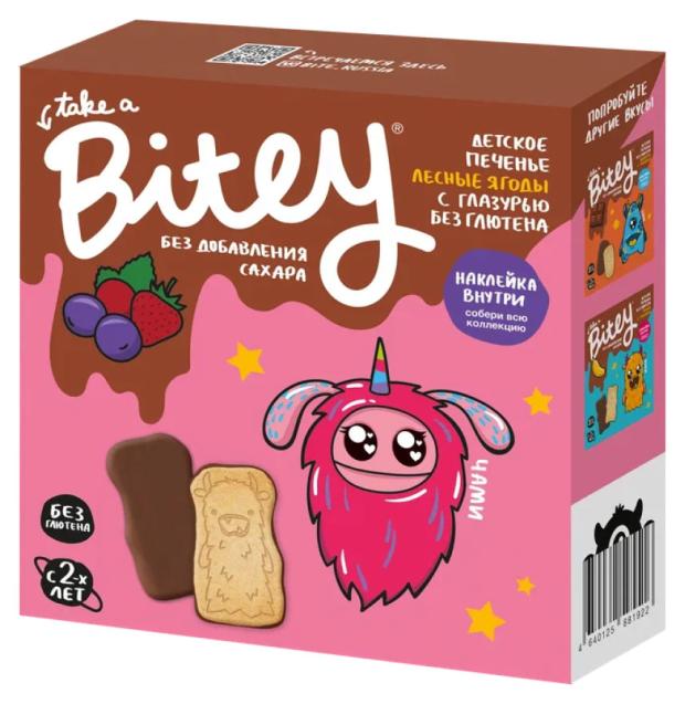 

Печенье Take a Bitey Лесные ягоды с глазурью, 125 г