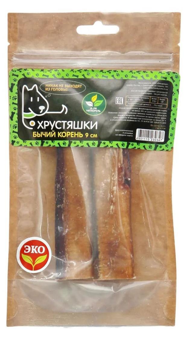 

Лакомство для собак Хрустяшка Бычий корень 9 см, 35 г