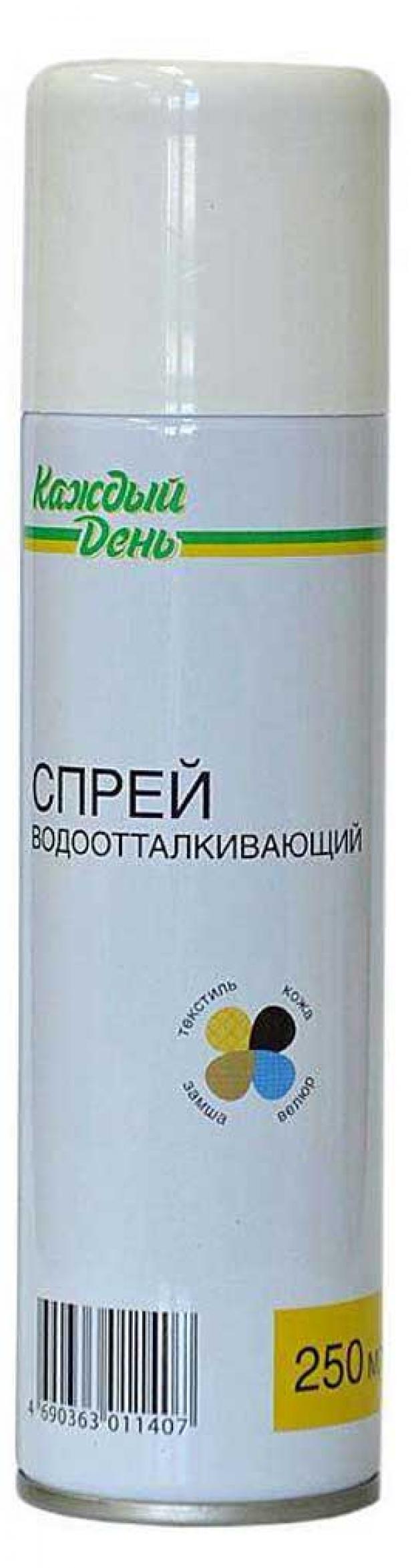 Спрей водоотталкивающий для кожи велюра замши текстиля Каждый день, 250 мл
