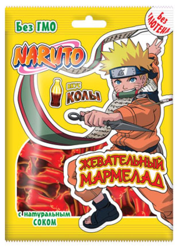 

Мармелад жевательный Naruto вкус колы, 100 г