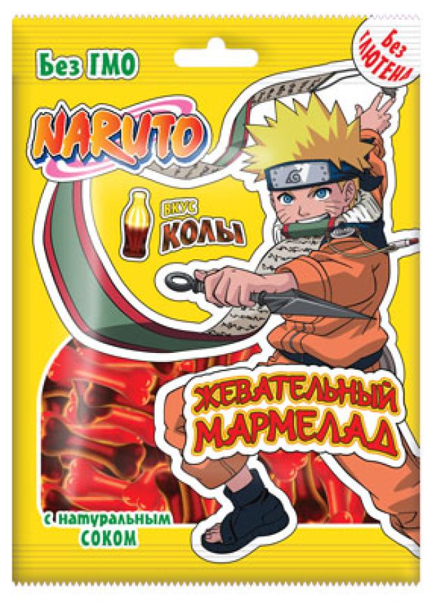 Мармелад жевательный Naruto вкус колы, 100 г