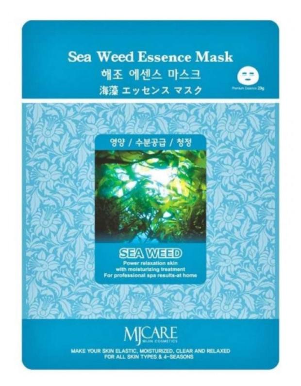 

Маска тканевая для лица Mijin essence mask с морскими водорослями, 23 г