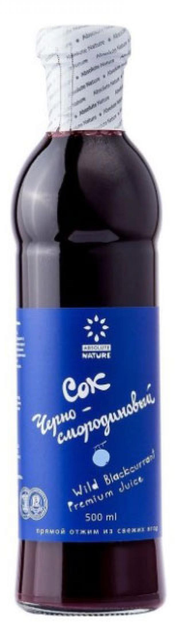 

Сок Absolute Nature черносмородиновый прямого отжима, 500 мл
