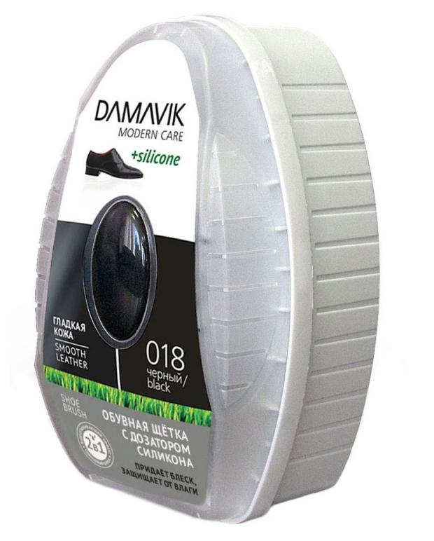 

Губка для обуви DAMAVIK с дозатором силикона черная, 6 мл