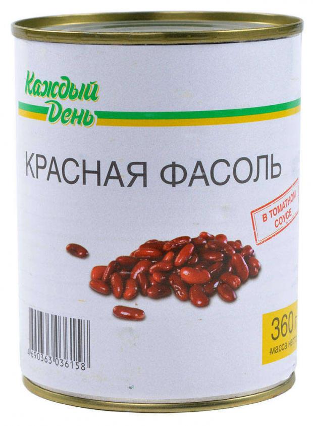 

Фасоль красная «Каждый День» в томатном соусе, 360 г