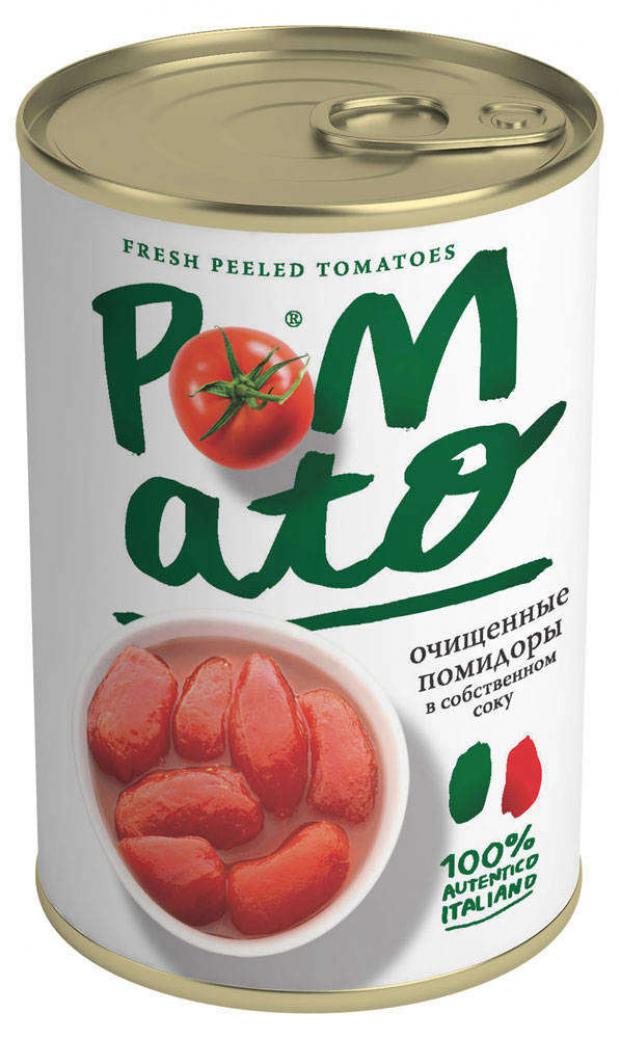 

Томаты Pomato очищенные в собственном соку, 400 г