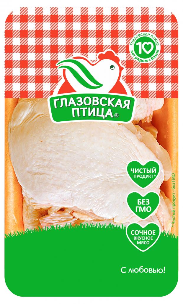 Бедрышко куриное Глазовская Птица охлажденное (0,5-0,6 кг), 1 упаковка ~ 0,6 кг