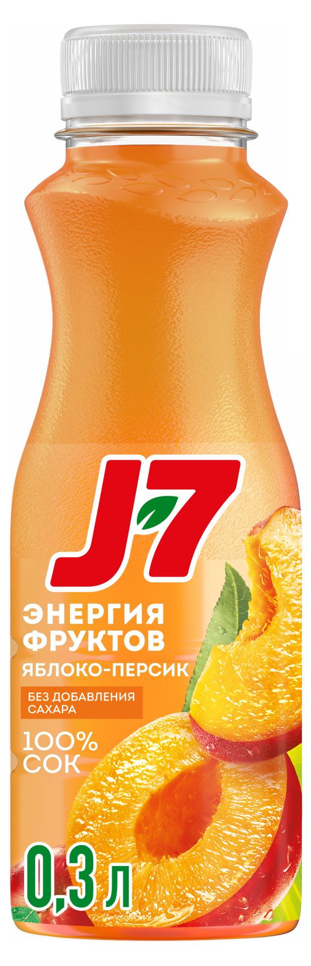

Сок J7 Яблоко-Персик, 300 мл