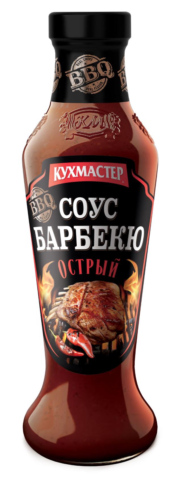 Соус КУХМАСТЕР Барбекю острый 300 г 99₽