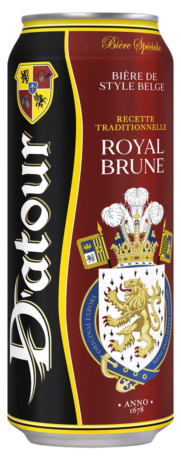 Пиво D'Atour Royal Brune темное фильтрованное, 500 мл