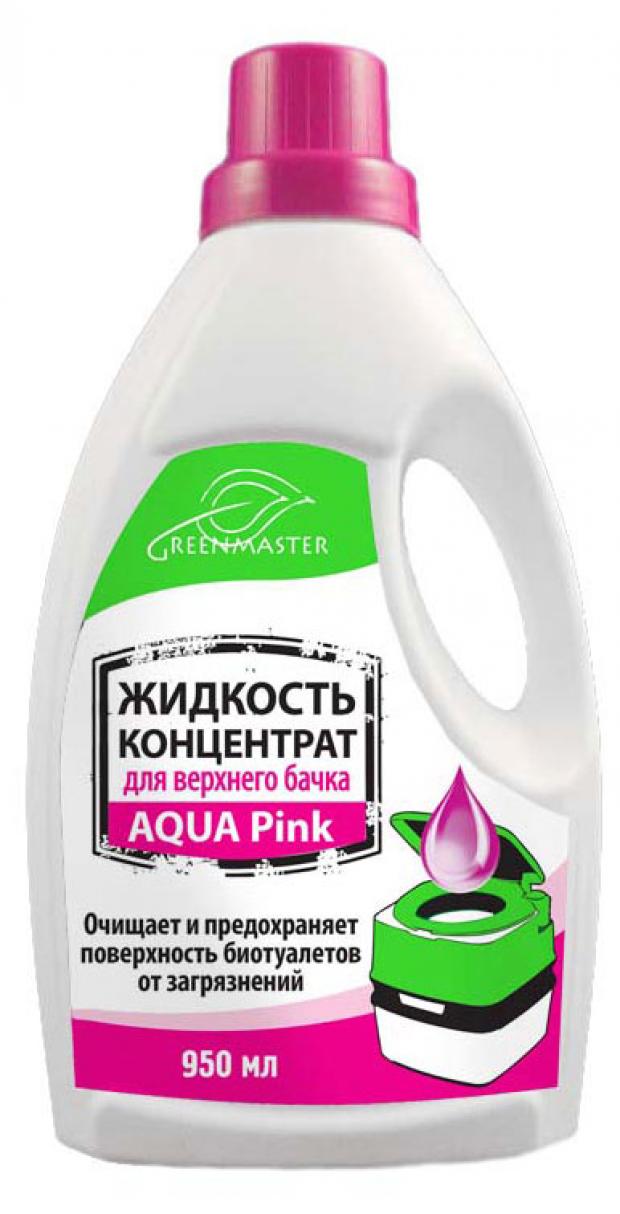Жидкость-концентрат для верхнего бачка GreenMaster Pink, 950 мл