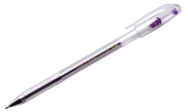 

Ручка гелевая Crown Hi-Jell Color фиолетовая, 0,7 мм