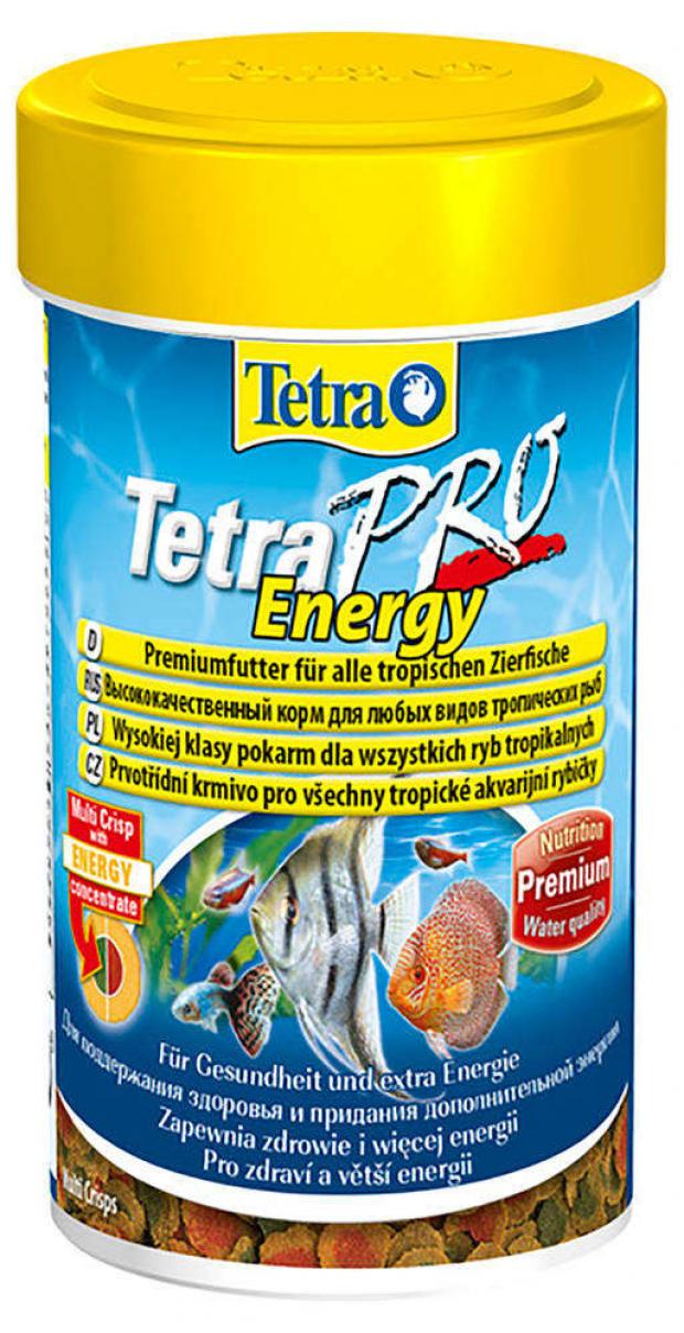 

Корм для рыб Tetra Pro Energy чипсы для всех видов тропических рыб, 100 мл