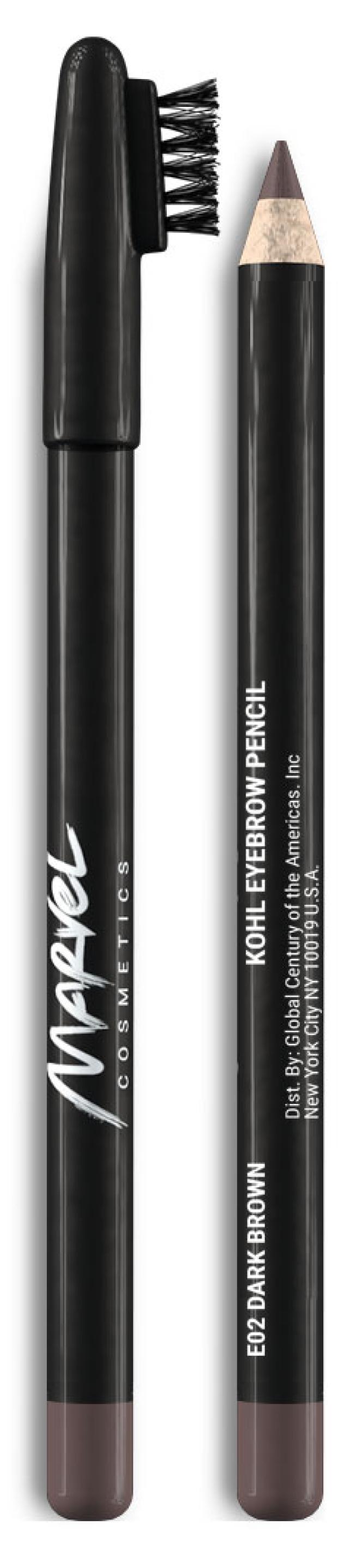 

Карандаш для бровей Marvel E02 dark brown, 1 шт