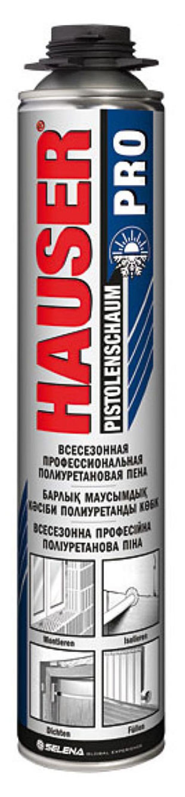 

Пена полиуретановая Hauser внесезонная, 620 мл