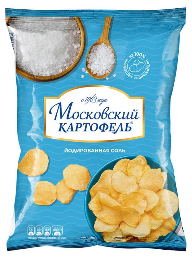 

Чипсы Московский картофель с йодированной солью, 70 г
