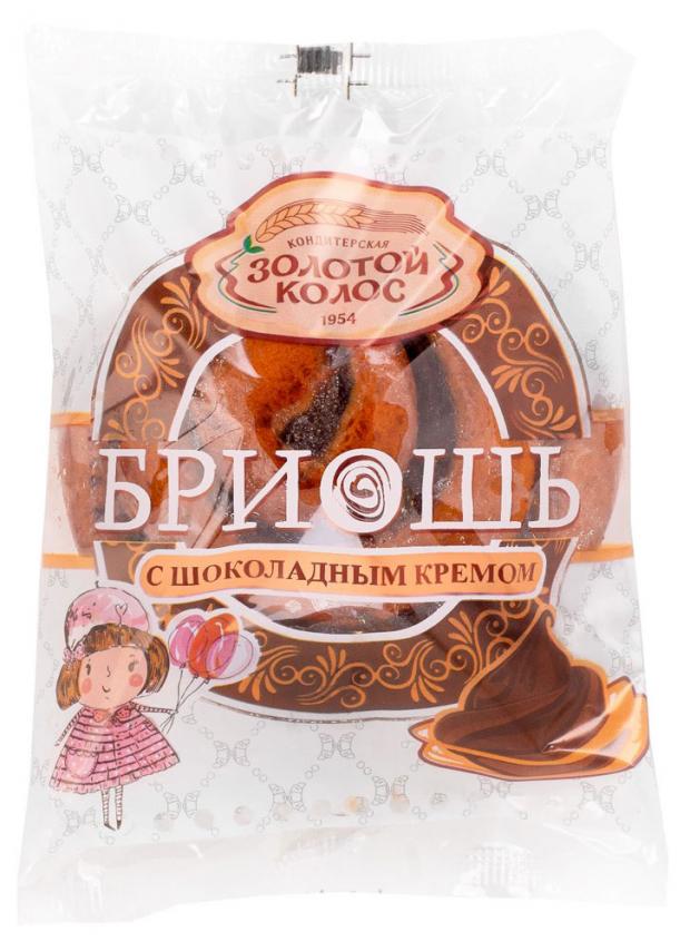 Булочка-бриошь Золотой Колос с шоколадным кремом, 850 г