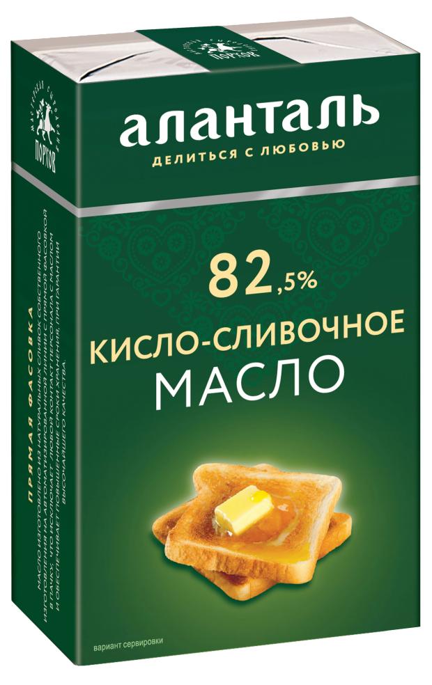Масло кислосливочное Аланталь 82 82,5% 150 г