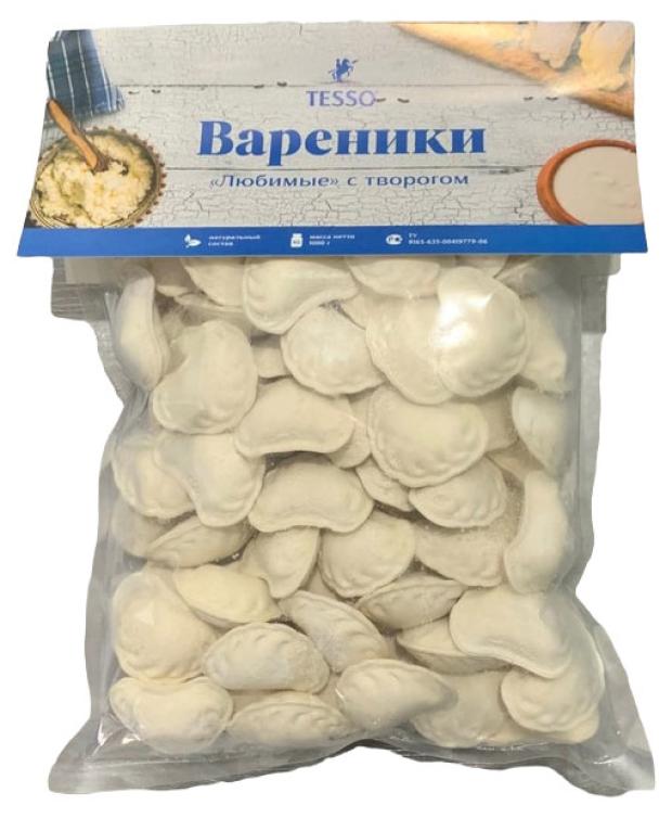 Вареники TESSO Любимые с творогом, 1 кг