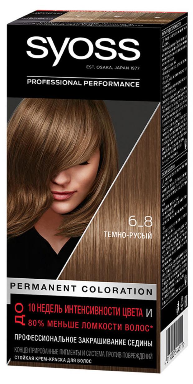 

Краска для волос Syoss SalonPlex Темно русый тон 6-8