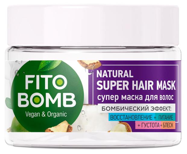 

Маска для волос Fito Bom Восстановление питание густота блеск, 250 мл