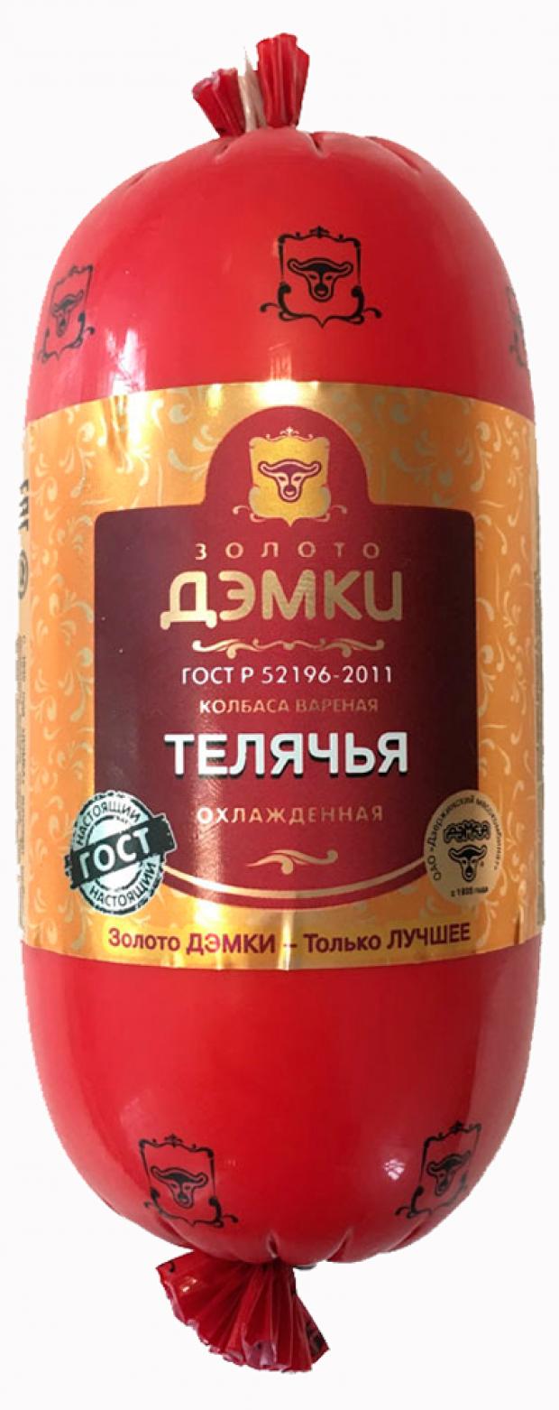 Колбаса вареная Золото Дэмки Телячья ГОСТ, 400 г