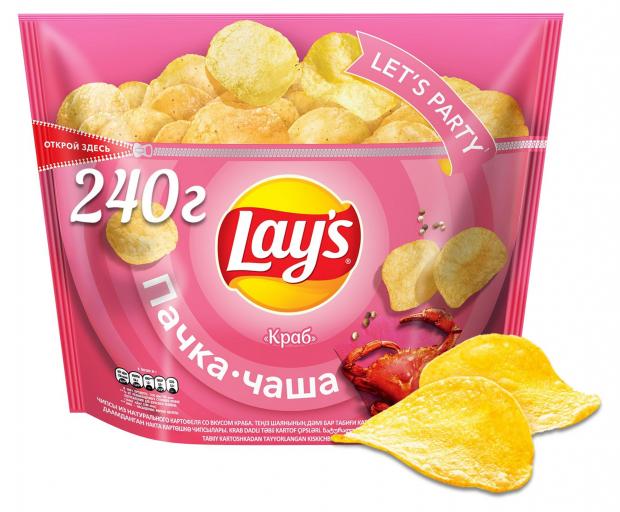 

Чипсы Lay's краб, 240 г