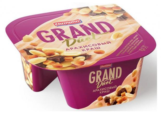 

Творожок Grand Duet Арахисовый краш 8,1% БЗМЖ, 135 г