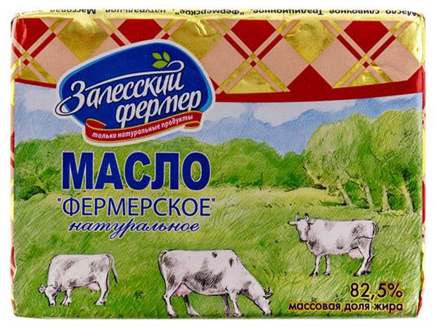 

Масло сливочное «Залесский фермер» Традиционное 82,5%, 180 г