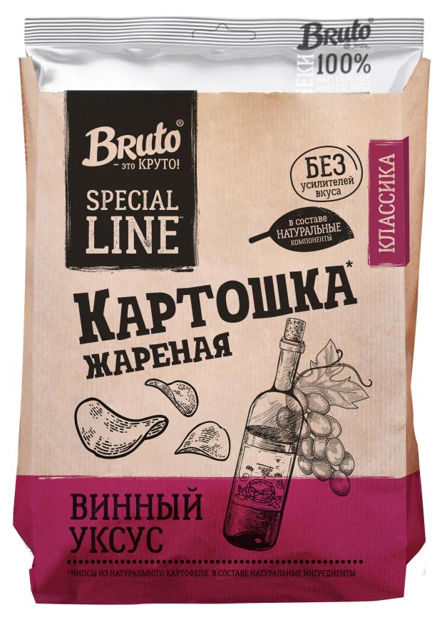 

Чипсы картофельные Bruto с винным уксусом, 100 г