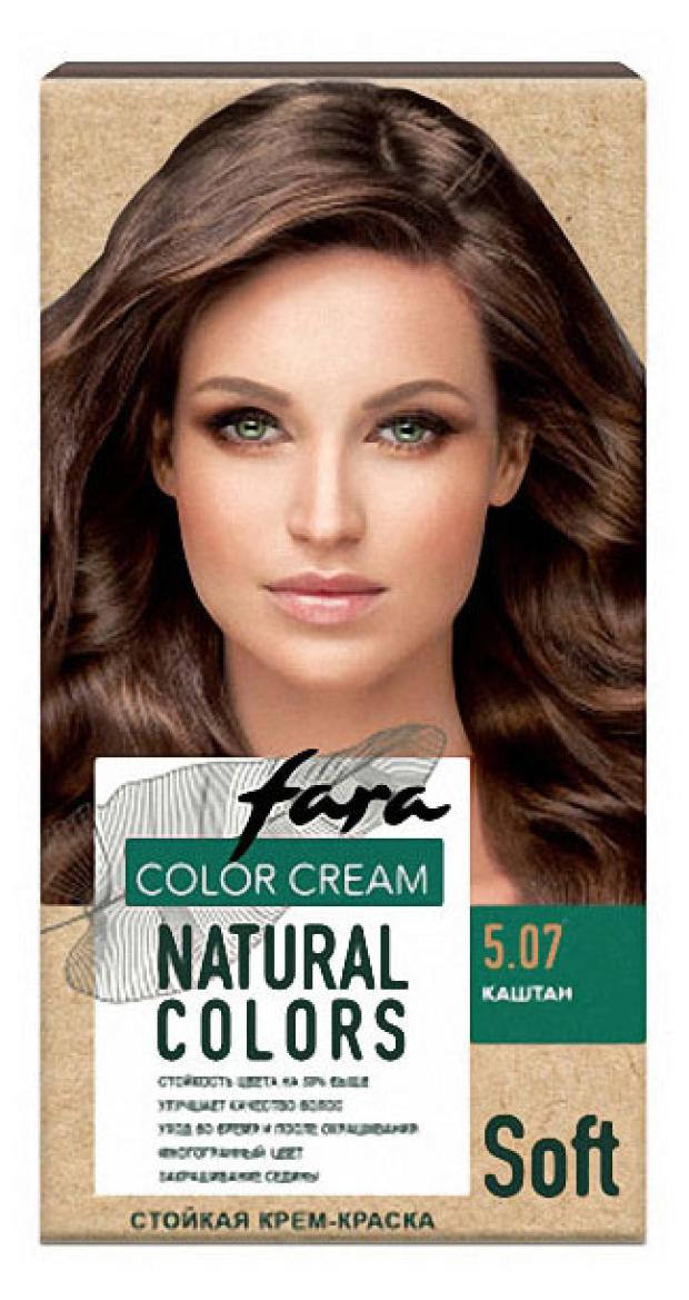 Краска для волос Fara Natural Colors Soft 305 каштан, 117 г