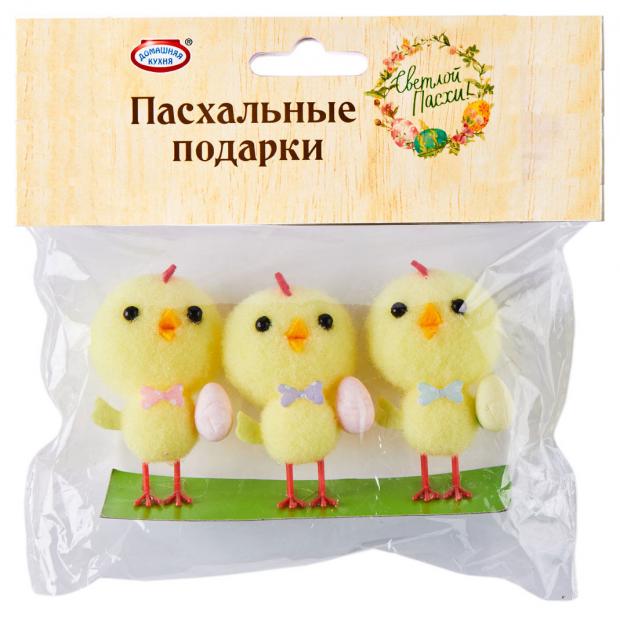 

Сувенир Пасхальный Домашняя кухня Цыплята, 3 шт