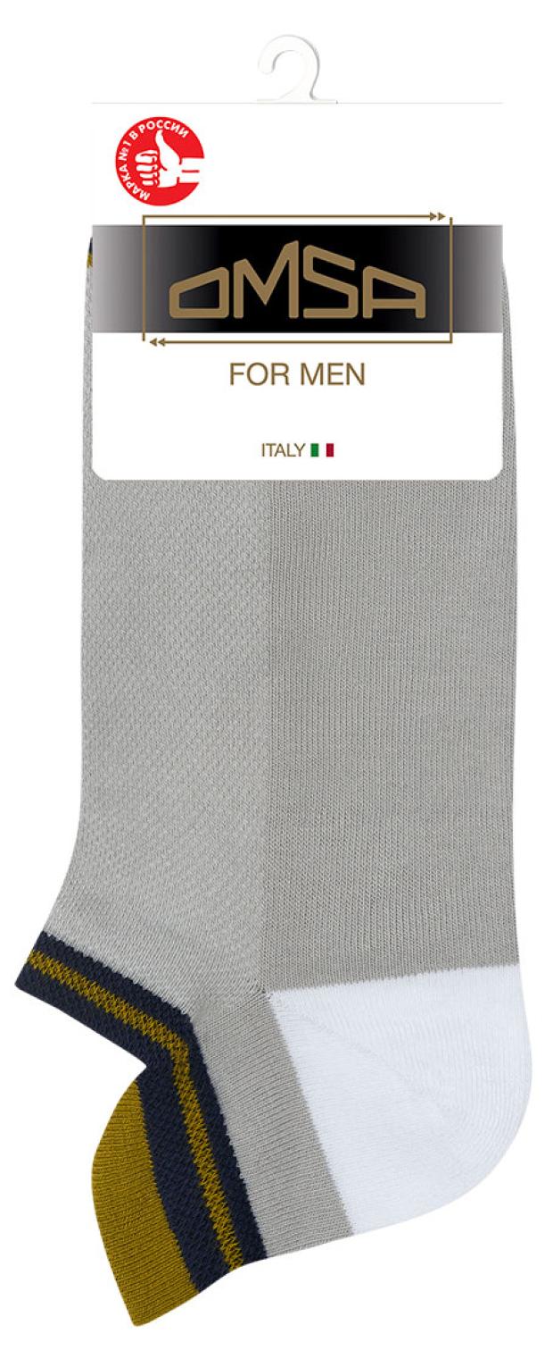 

Носки мужские Omsa Active 114 Grigio Chiara, размер 39-41