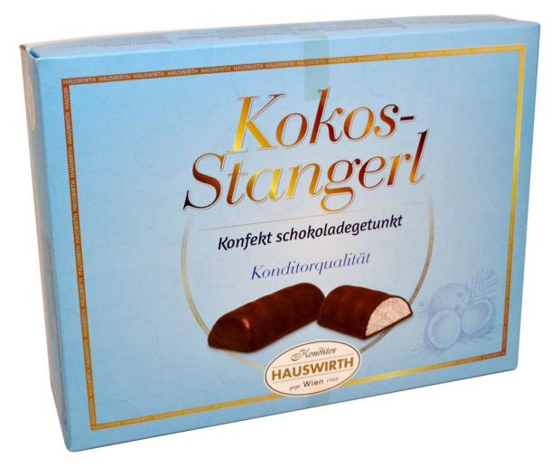 Конфеты HAUSWIRTH Kokos Stangerl c начинкой с кокосом, 180 г