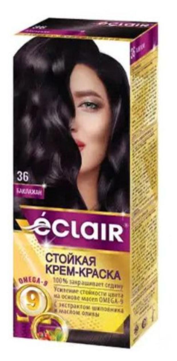 

Крем-краска для волос Eclair Omega 9 Стойкая тон 3.6 Баклажан / Aubergine