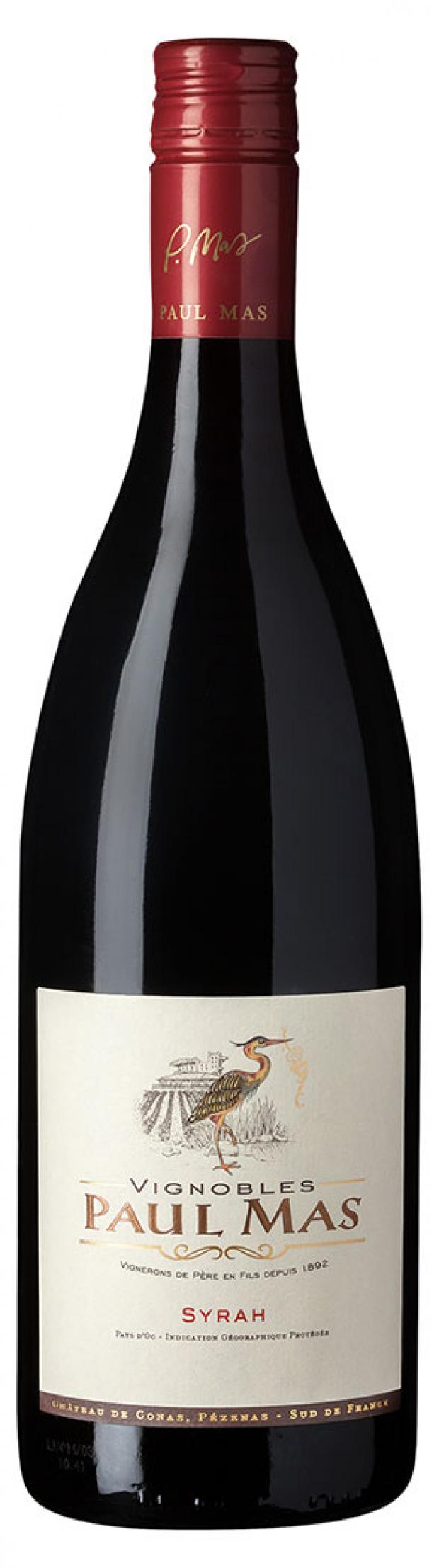 Вино Paul Mas Syrah красное сухое Франция, 0,75 л